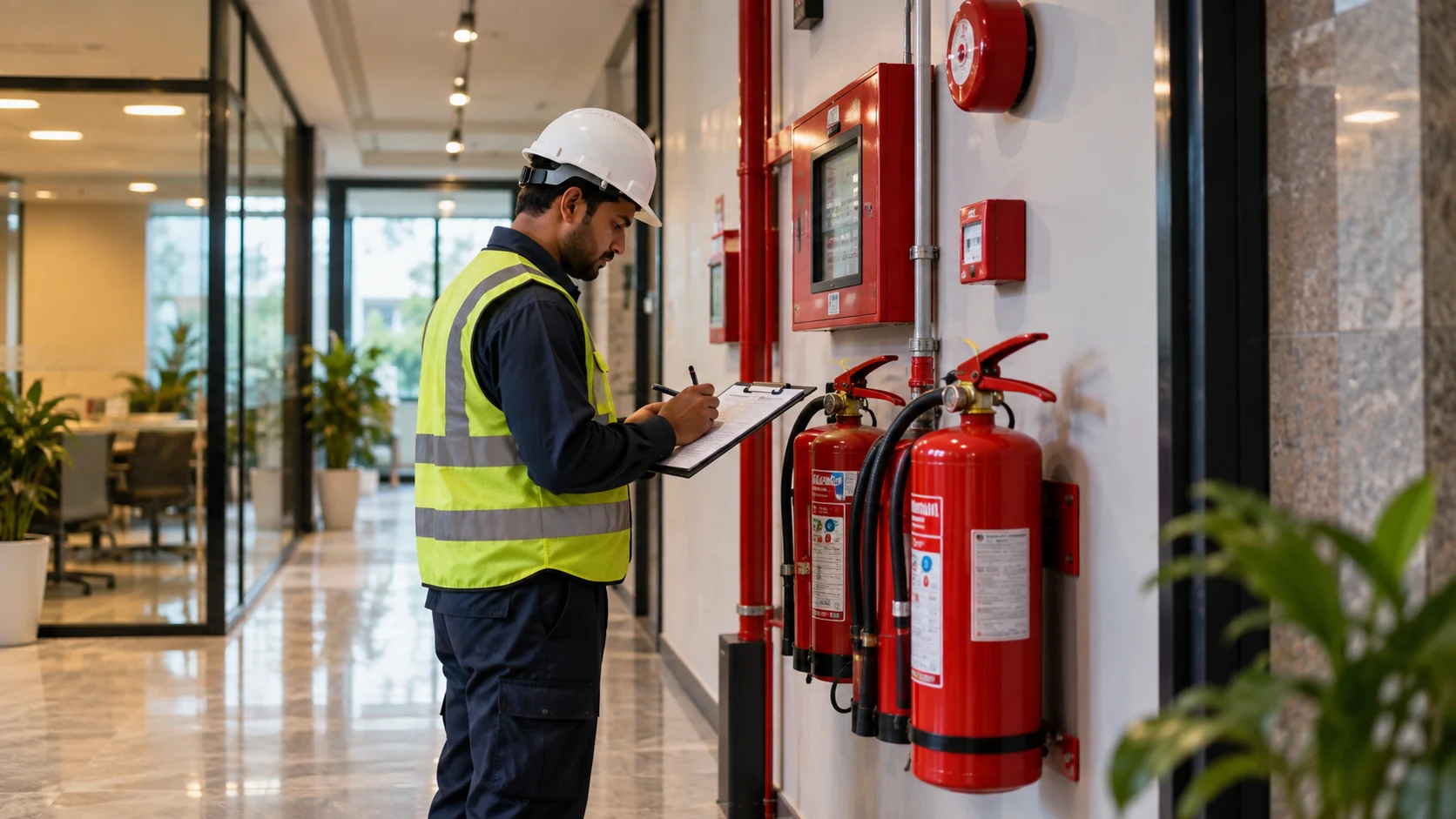 Fire safety inspection