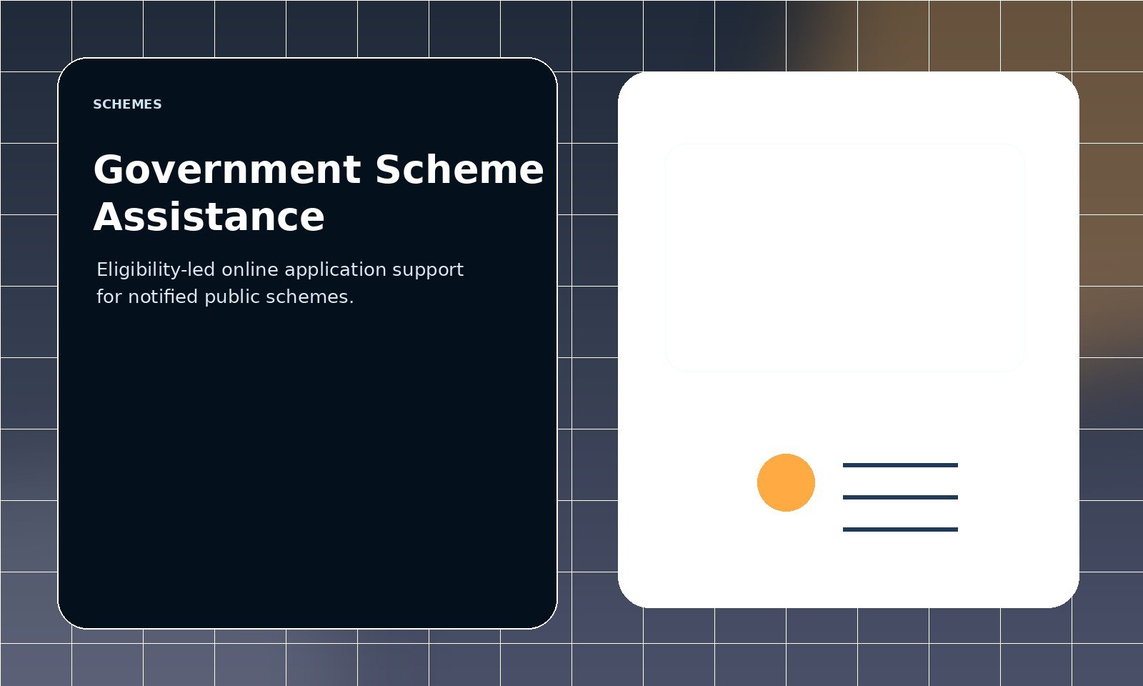 Government Scheme / Yojana Application Assistance