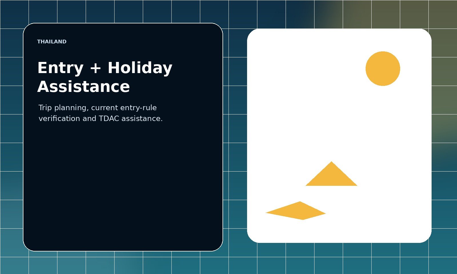 Thailand — plan the trip and the documents together.