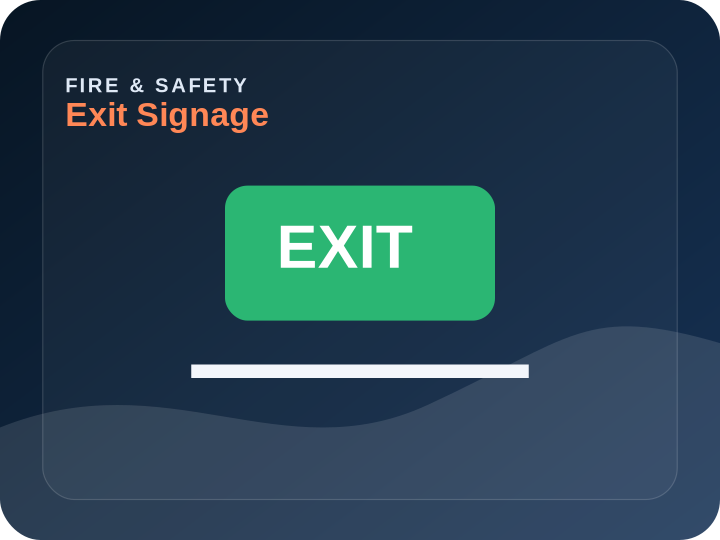 Exit & Emergency Signage